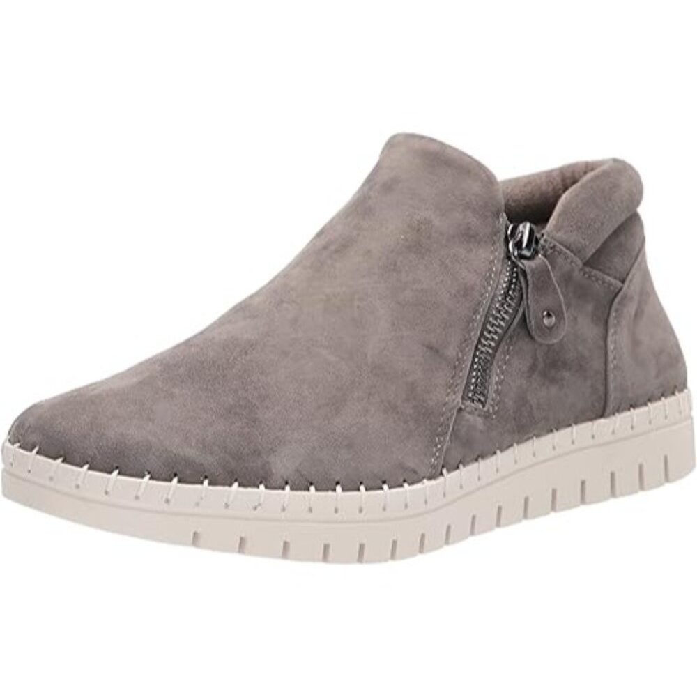 Bella Vita Camberly Womens Suede Zip up Booties